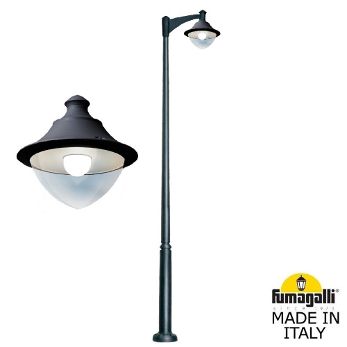 Fumagalli Парковый фонарь FUMAGALLI EKTOR 4000/MIDIPILAR/VIVI 1L LED-HIP V50.372.A10.AXH27 Fumagalli Парковый фонарь FUMAGALLI EKTOR 4000/MIDIPILAR/VIVI 1L LED-HIP V50.372.A10.AXH27
