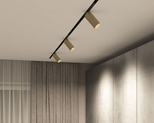 DK8020-BG Акцентный светильник SMART SPOT 20W DIM 3000K-6000K, матовое золото с черным фото 6