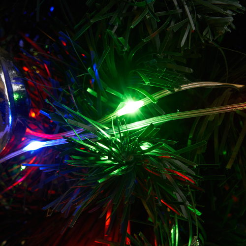 Светодиодная гирлянда Feron CL577 линейная Роса (на плоском проводе) 220V мультиколор c питанием от сети фото 5