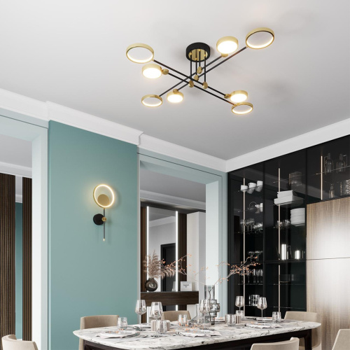 4320/75CL MIDCENT ODL22 305 металл/черный с бронзой Потолочный светильник IP20 LED 65W 2677Лм DENZEL фото 2 4320/75CL MIDCENT ODL22 305 металл/черный с бронзой Потолочный светильник IP20 LED 65W 2677Лм DENZEL фото 2
