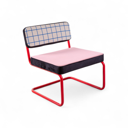 Стул Superlounge chair Blue Grid Стул Superlounge chair Blue Grid