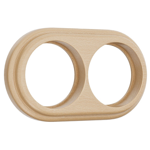 Рамка на 2 поста светлый бук W0025224 Рамка на 2 поста светлый бук W0025224