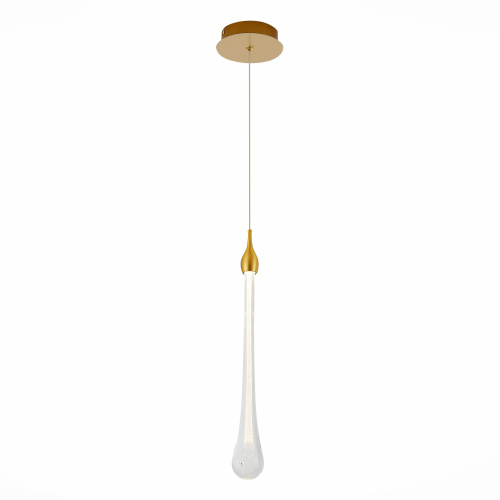 SL6103.203.01 Подвес ST-Luce Золотистый/Прозрачный LED 1*3W 4000K Faenza фото 3