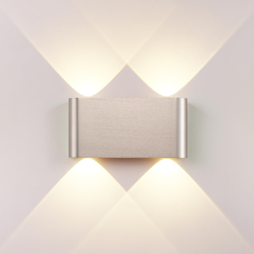 7106/4WL HIGHTECH ODL26 441 Настенный светильник матовый никель/металл IP20 LED 4W 3000K 220V MAGNUM фото 3 7106/4WL HIGHTECH ODL26 441 Настенный светильник матовый никель/металл IP20 LED 4W 3000K 220V MAGNUM фото 3