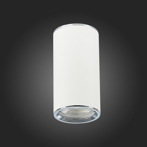 ST111.507.01 Светильник потолочный Белый GU10 1*50W  D54xH105 220V Без ламп Накладные светильники фото 3