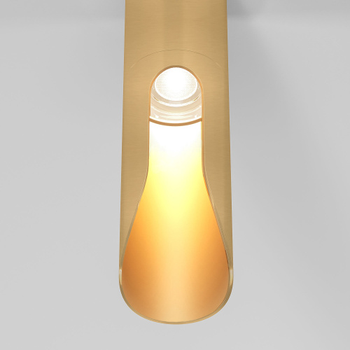 Светильник потолочный светодиодный Apex 7W 4000K латунь 25113/LED фото 4