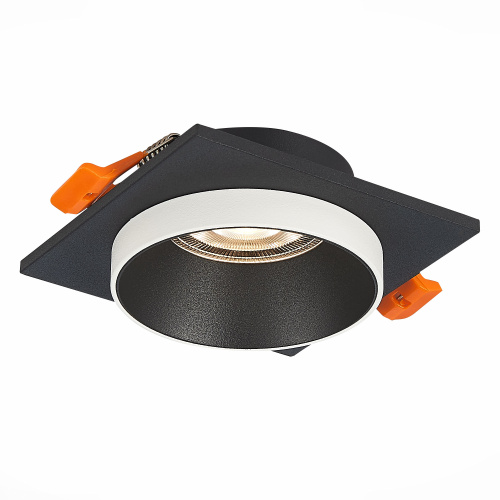 ST206.418.01 Св-к встр. Черный GU10 1*50W  L92xW92xH38 220V Без ламп Встраиваемые светильники фото 8