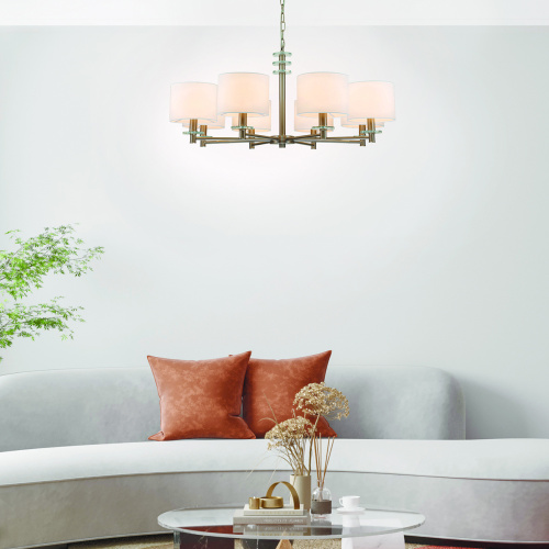 Подвесной светильник Escada 641/8PL E14*60W Satin nickel фото 5 Подвесной светильник Escada 641/8PL E14*60W Satin nickel фото 5