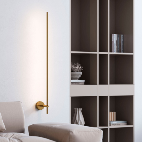 Светильник настенный светодиодный Fine LED 3000К 40132/LED латунь фото 2