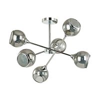 4530/6C COMFI LN21 000 хром, дымчатый Люстра потолочная E27 6*60W 220V SANDRA