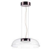 809210 Люстра CELESTA LED 24W 1200LM КОФЕЙНЫЙ/ПРОЗРАЧНЫЙ 3000K