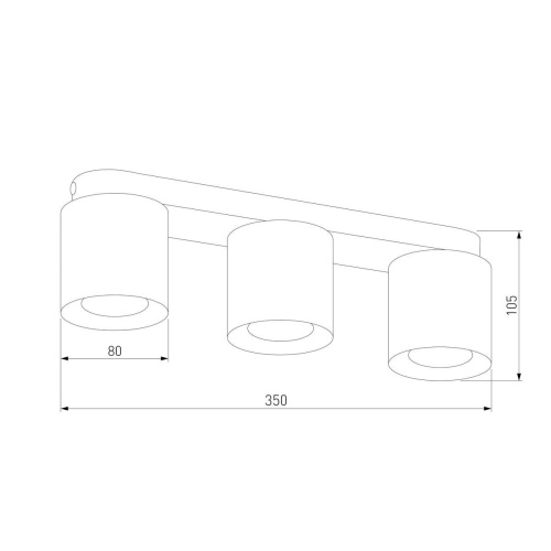 Потолочная люстра TK Lighting 3413 Vico Black фото 2