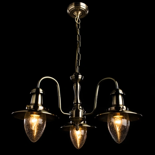Подвесная люстра Arte Lamp FISHERMAN A5518LM-3AB фото 2