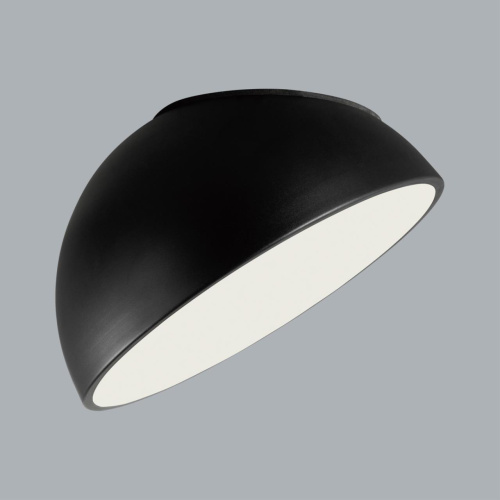 7658/35L MITRA LED SN 549 Светильник пластик/белый/черный LED 35Вт 4000K D300 IP20 PLUTO BLACK фото 3
