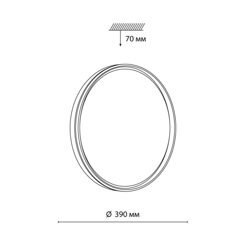 7619/DL PALE SN 160 Светильник пластик/черн./золот. LED 48Вт 3000-6300K D390 IP43 пульт ДУ SAVI фото 3 7619/DL PALE SN 160 Светильник пластик/черн./золот. LED 48Вт 3000-6300K D390 IP43 пульт ДУ SAVI фото 3