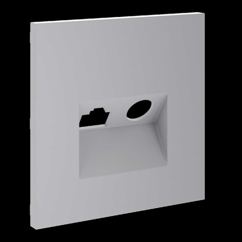 Накладка для розетки TV+RJ45 кат. 6, S70 (серый) Voltum VLS002716 фото 6