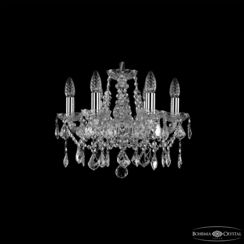 Люстра хрустальная 1413/6/141 Ni Leafs Bohemia Ivele Crystal (Богемия Ивеле Кристалл) Люстра хрустальная 1413/6/141 Ni Leafs Bohemia Ivele Crystal (Богемия Ивеле Кристалл)