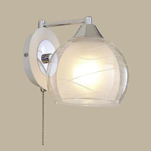 Citilux Буги CL157311 Бра с выключателем Белое Хром фото 3