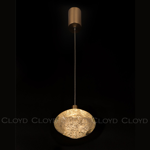 Подвесной светильник Cloyd VOCAL P1 / латунь - прозрачн. стекло (арт.11345) фото 4