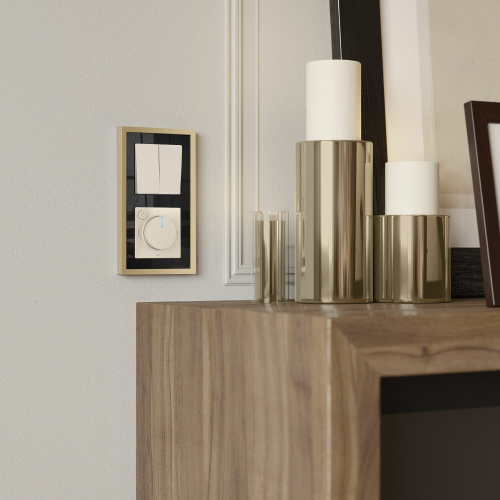 Выключатель двухклавишный (айвори матовый) W1120062 фото 8