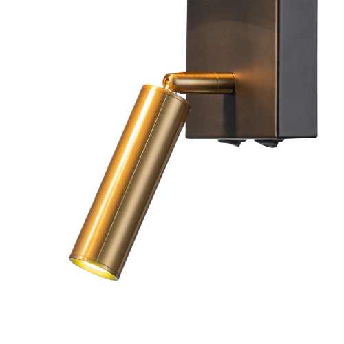 Настенный светильник Escada 589/1A E14*40W Black/Brass фото 3 Настенный светильник Escada 589/1A E14*40W Black/Brass фото 3