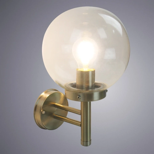 Уличный настенный светильник Arte Lamp GAZEBO A8365AL-1SS фото 2 Уличный настенный светильник Arte Lamp GAZEBO A8365AL-1SS фото 2