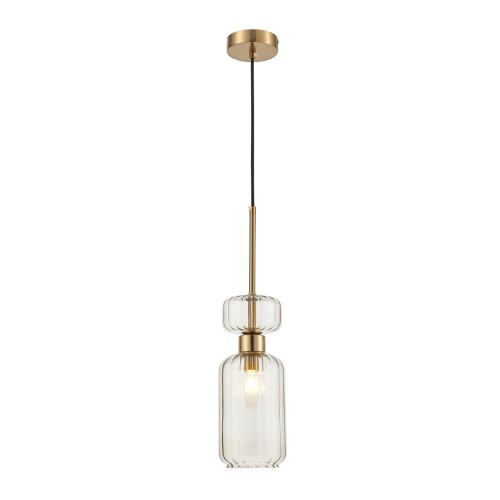 Подвесной светильник Escada 1141/1S E14*60W Antigue copper/Beige
