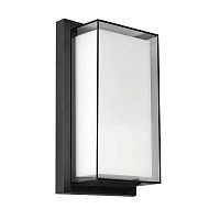 Уличный настенный светодиодный светильник Arte Lamp Menkar A1331AL-1BK