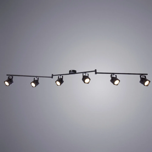 Спот Arte Lamp LENTE A1314PL-6BK фото 2