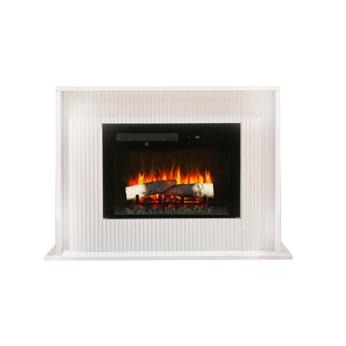 Каминокомплект LORETTO/БЕЛЛА Молочный с очагом Электроочаг MIRAGE/МИРАЖ 25