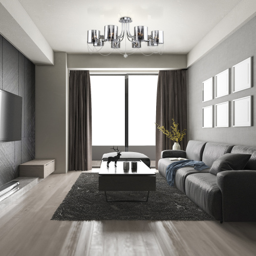 Потолочный светильник Escada 683/8P E14*40W Chrome фото 2