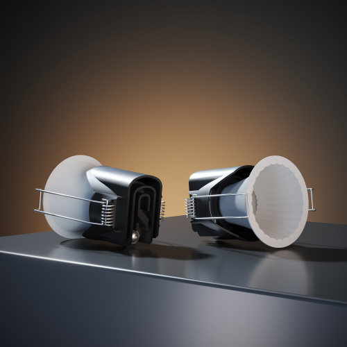 Светильник встраиваемый светодиодный Arco 12W 3000K белый IP44 15274/LED фото 2