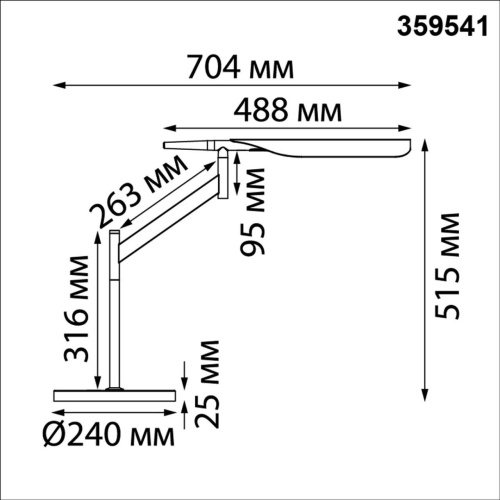 359541 LEDO NT25 322 черный Лампа настольная диммир. со сменой цвет. темпер. (управление- сенсор) IP20 LED 14W 100-240V 2700К\4000К\6000К ALA фото 4 359541 LEDO NT25 322 черный Лампа настольная диммир. со сменой цвет. темпер. (управление- сенсор) IP20 LED 14W 100-240V 2700К\4000К\6000К ALA фото 4