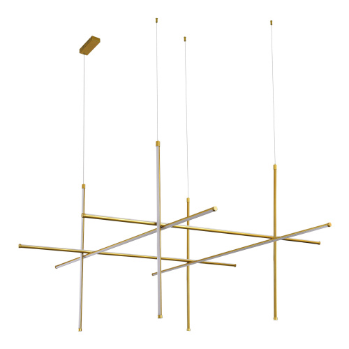 SL6207.203.150 Светильник подвесной ST-Luce Матовое золото LED 1*150W 3000K RETICO фото 5