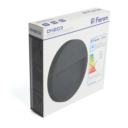 Светодиодный светильник Feron DH203 накладной 5W 4000K, IP65, черный фото 2