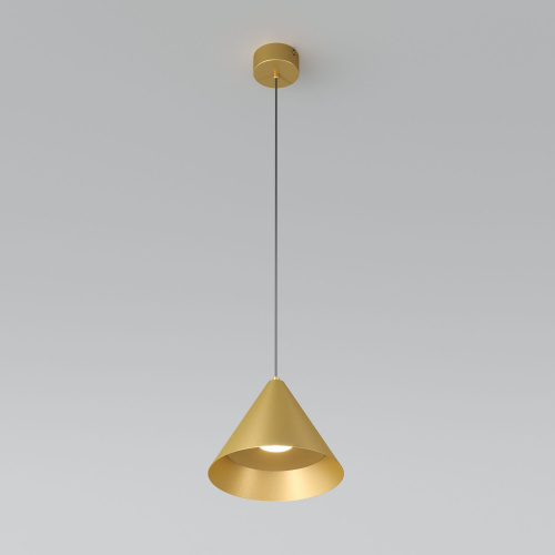 Светильник подвесной светодиодный Conus 16W 3000K золотой 50316 LED фото 4 Светильник подвесной светодиодный Conus 16W 3000K золотой 50316 LED фото 4