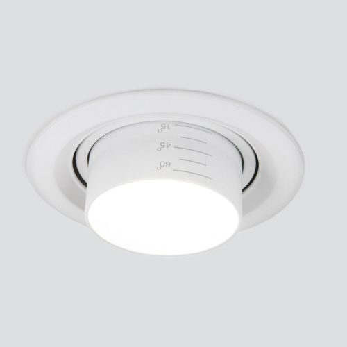 Встраиваемый точечный светодиодный светильник 9920 LED 15W 4200K белый фото 2