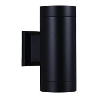 Уличный настенный светильник Reluce 86225-9.2-002CT 2*GX53 BK