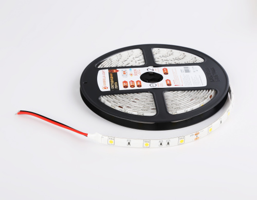 Светодиодная лента 12В 5050 30Led 7.2Вт/м 3000K IP65 5м фото 7