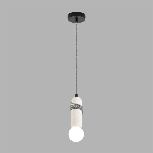 8363/1A ECO LN26 330 черный/белый, металл/бетон Подвес E27 LED 10W 220V TESLA фото 3