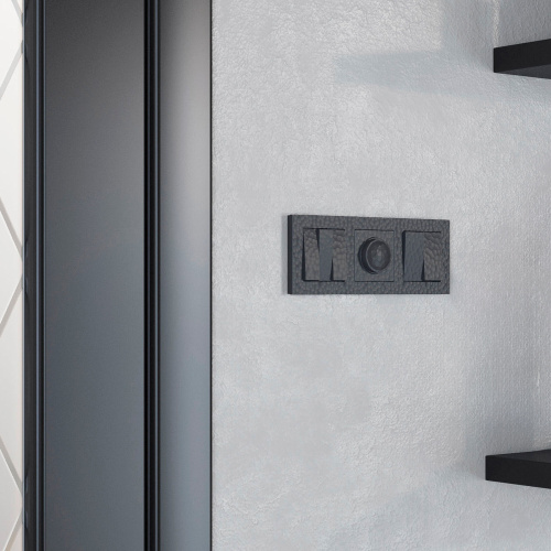 Рамка из поликарбоната на 3 поста Hammer черный W0032408 фото 3