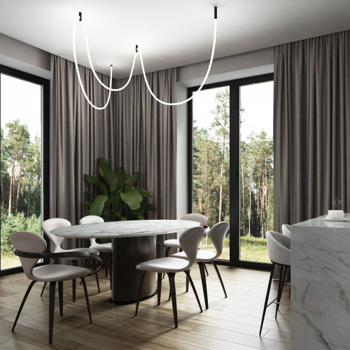 Гибкий неон 336 Led 12 Вт IP20 4200K Full light круглый дневной белый, 8 м 24V 12W 336Led 2835 IP20 фото 2