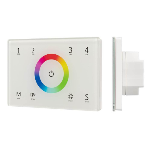 Панель управления Arlight Sens Smart-P83-RGB White 028402 Панель управления Arlight Sens Smart-P83-RGB White 028402