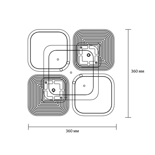Настенный светильник Escada 10230/4 LED*45W White фото 7