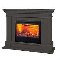 Электрокамин RealFlame Ontario 26 GR графит с очагом 3D Helios 26