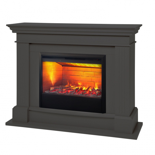 Электрокамин RealFlame Ontario 26 GR графит с очагом 3D Helios 26 Электрокамин RealFlame Ontario 26 GR графит с очагом 3D Helios 26
