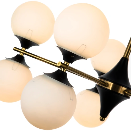 Люстра на штанге Arte Lamp MIMOSA A3649PL-10PB фото 3 Люстра на штанге Arte Lamp MIMOSA A3649PL-10PB фото 3