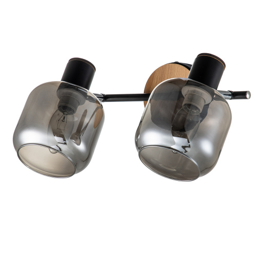 Спот Escada 10177/2A E14*40W Black/Chrome/Wood фото 2