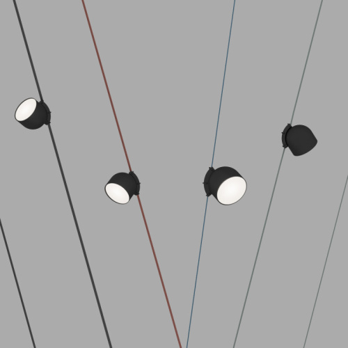 DK5642-BK Поворотный светильник для трека-ремня Belty Smart, серия Spot, со светодиодом, D100*H107мм, 48V DC, 12W, RA90, 120°, 3000-5700K, IP20, черный, алюминий фото 2 DK5642-BK Поворотный светильник для трека-ремня Belty Smart, серия Spot, со светодиодом, D100*H107мм, 48V DC, 12W, RA90, 120°, 3000-5700K, IP20, черный, алюминий фото 2