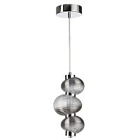 5096/12L L-VISION ODL25 361 хром/дымчатый градиент/металл/стекло Подвес LED 12W 4000K 1492Лм BRUCO